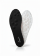 Comfort Shoe Insoles for Men and Women, Adjustable Size, 4D Memory Foam, Arch Support, Improved Posture-Black-Female size