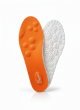 Comfort Shoe Insoles for Men and Women, Adjustable Size, 4D Memory Foam, Arch Support, Improved Posture-Orange-Male size